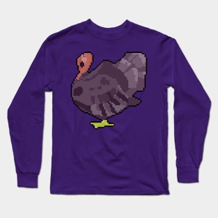 Pixels and Paws peacock Long Sleeve T-Shirt